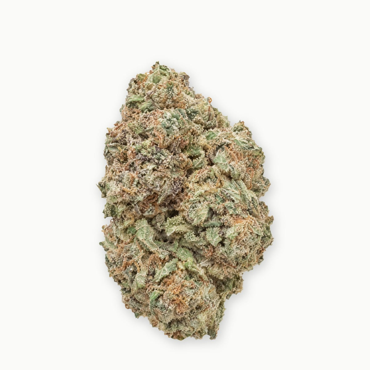 Blue Buzzballz single nug on white, illustrative