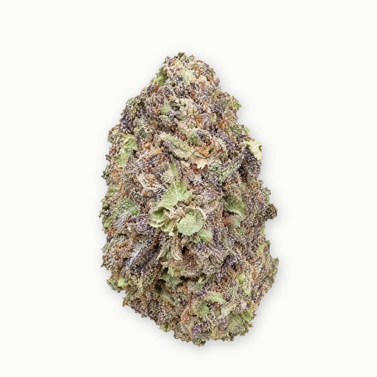 Gush Mints single nug on white, illustrative