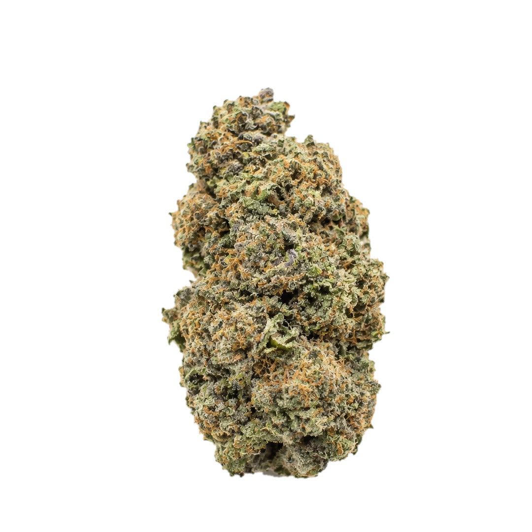 Lemon Cherry Gelato single nug on white, illustrative