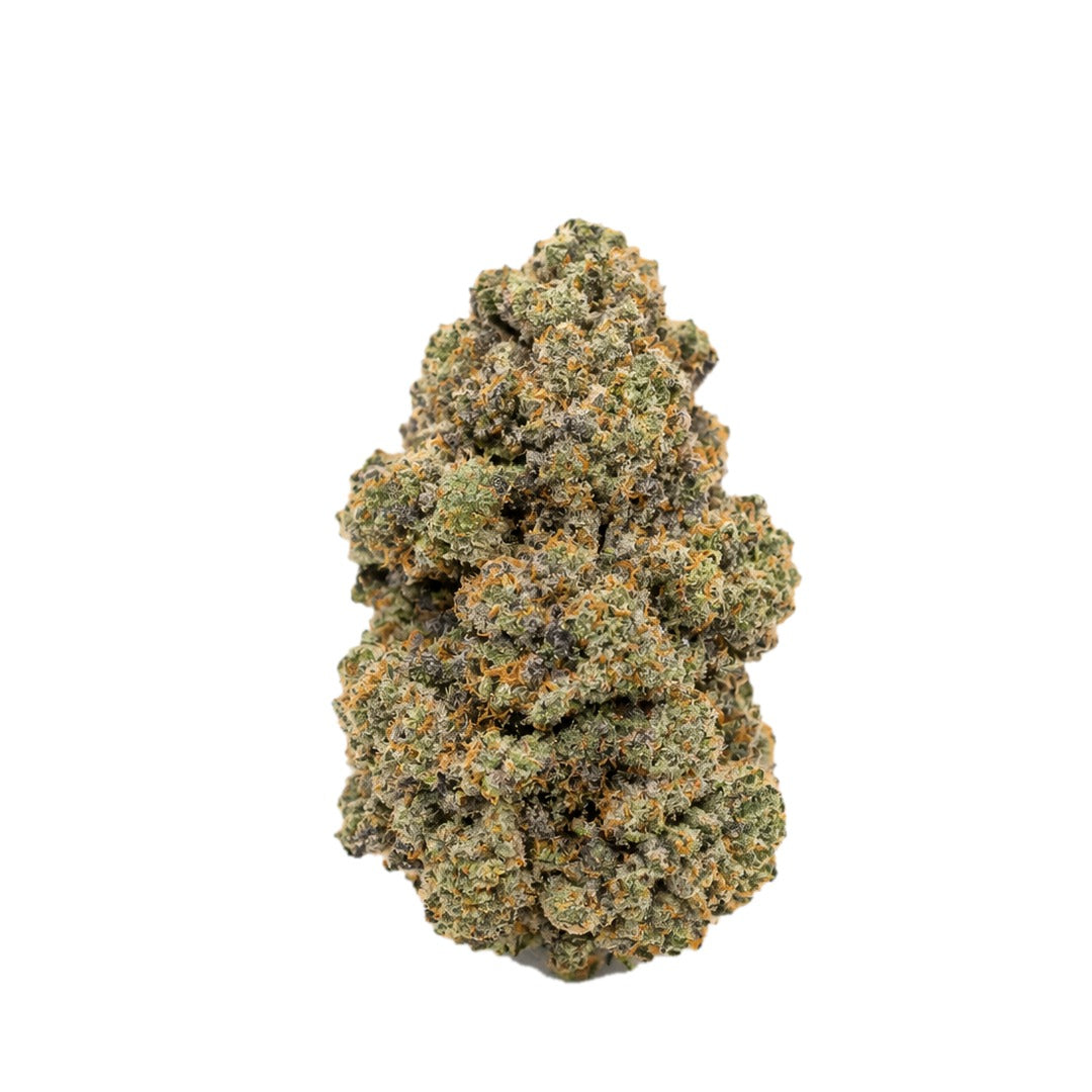 Lemon Cherry Sherbet single nug on white, illustrative